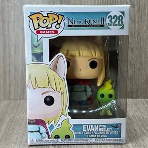 Funko POP! Games Ni No Kuni II: Evan w/ Higgledy Vinyl Figure #328 Ages 14+